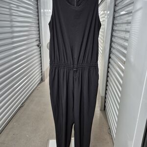 Athleta Black Sleeveless Jumpsuit